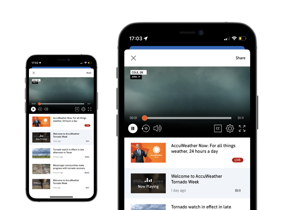 Image of AccuWeather media wall project