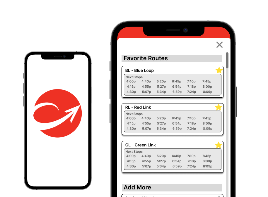 Image of CATA Bus app project